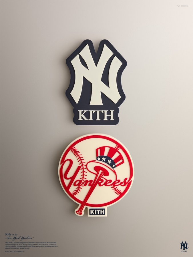 Kith New York Yankees 1996 anniversary collectibles and home goods