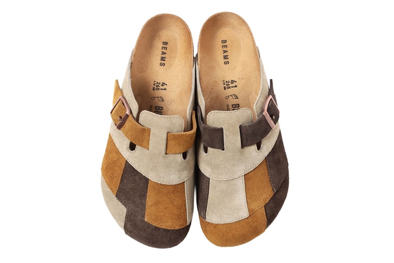 BEAMS BOY Birkenstock Boston Patch Work 13330193271 Release Info