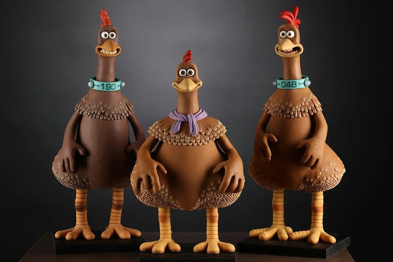 Aardman 50th Anniversary Puppets Wallace Gromit Shaun the Sheep Feathers McGraw Auction Announcement