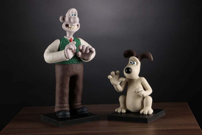 Aardman 50th Anniversary Puppets Wallace Gromit Shaun the Sheep Feathers McGraw Auction Announcement