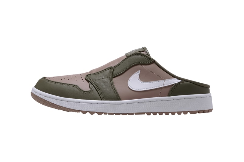 Air Jordan 1 Low Golf Mule Medium Olive Khaki FJ1214-201 Official Images
