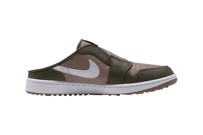 Air Jordan 1 Low Golf Mule Medium Olive Khaki FJ1214-201 Official Images