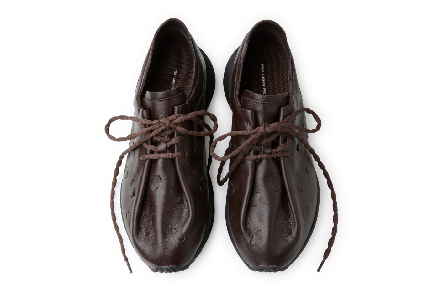 POST ARCHIVE FACTION PAF Petal Trainers Black Brown White Malva Grey Release Info 