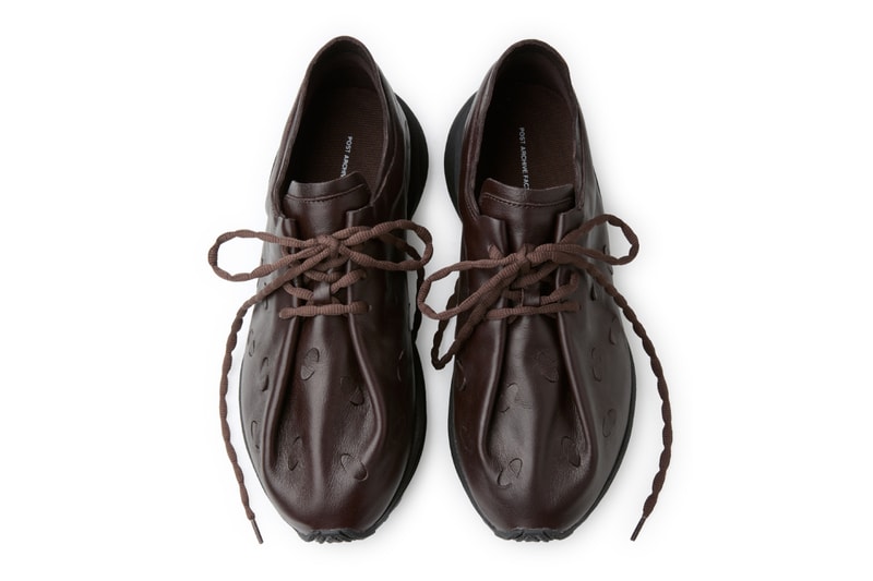 POST ARCHIVE FACTION PAF Petal Trainers Black Brown White Malva Grey Release Info 