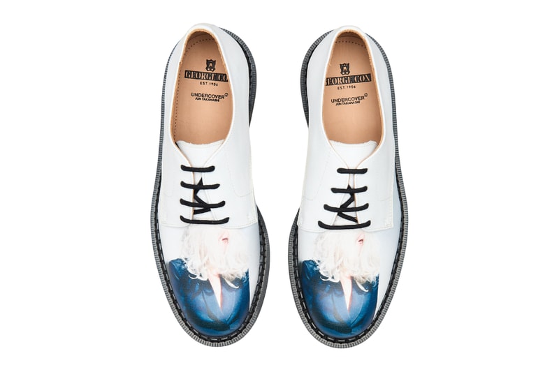 UNDERCOVER Cindy Sherman George Cox 4 Eyelet Derby black white Release Info