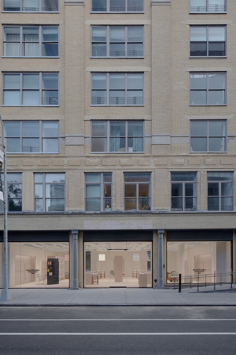 Acne Studios Meatpacking Store Opening Info NYC Jonny Johansson Halleroed Max Lamb