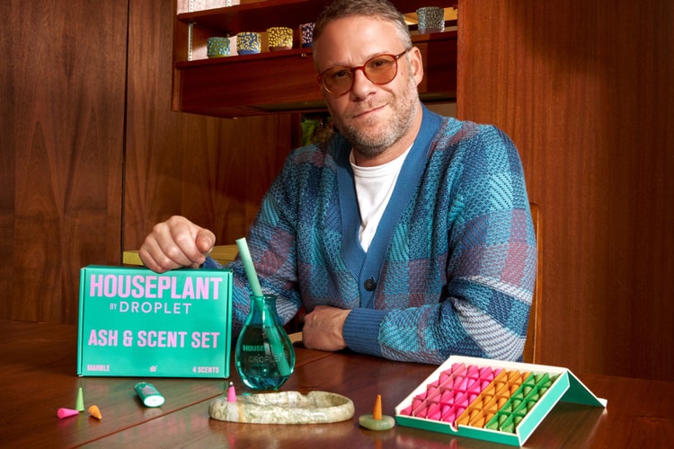 Seth Rogen's Houseplant by Droplet "The House Scent" Reed Diffuser Bottles a Grasse Original in Hand-Blown Crystal