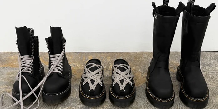Rick Owens and Dr. Martens Link Up Again for a Brutalist Quad Sole Collection
