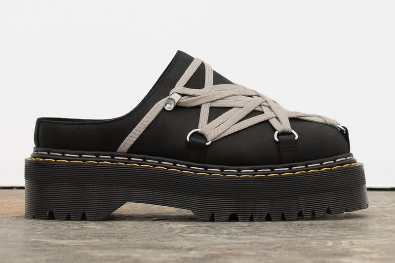 Rick Owens and Dr. Martens Link Up Again for a Brutalist Quad Sole Collection