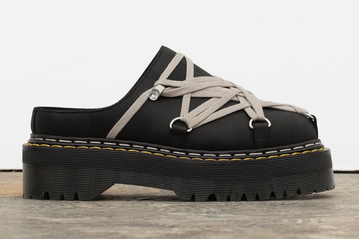 Rick Owens and Dr. Martens Link Up Again for a Brutalist Quad Sole Collection