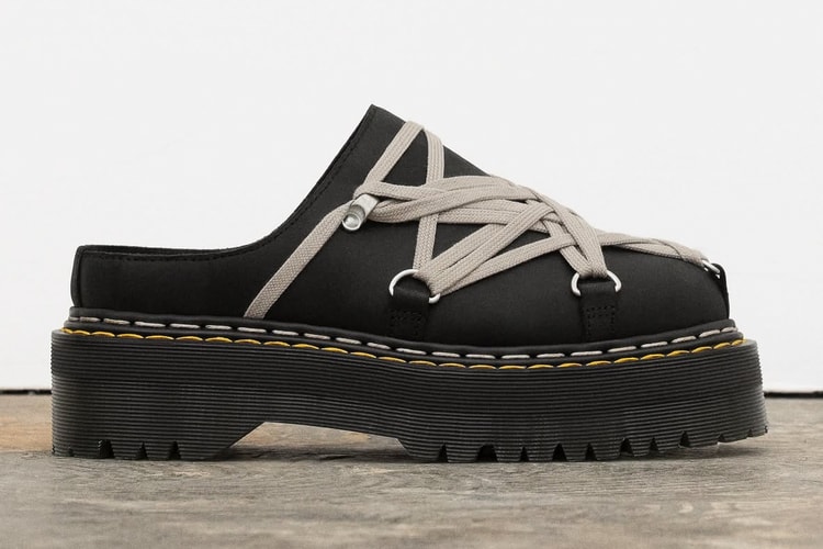 Rick Owens and Dr. Martens Link Up Again for a Brutalist Quad Sole Collection