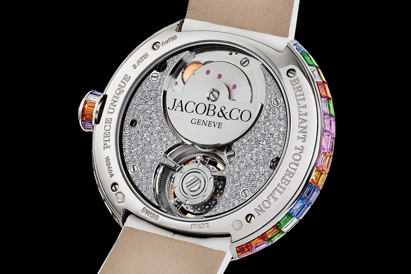 Jacob & Co. Brilliant Flying Tourbillon Baguette Pastel Arlequino Info BT560.30.AC.UA.ABALA