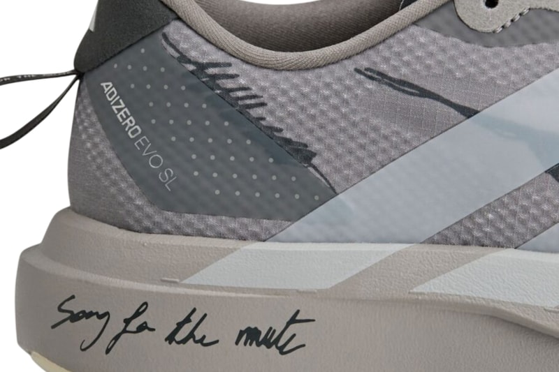 Song for the Mute adidas Adizero EVO SL Dove Grey/Grey Two/Grey Six KJ0774 Release Info