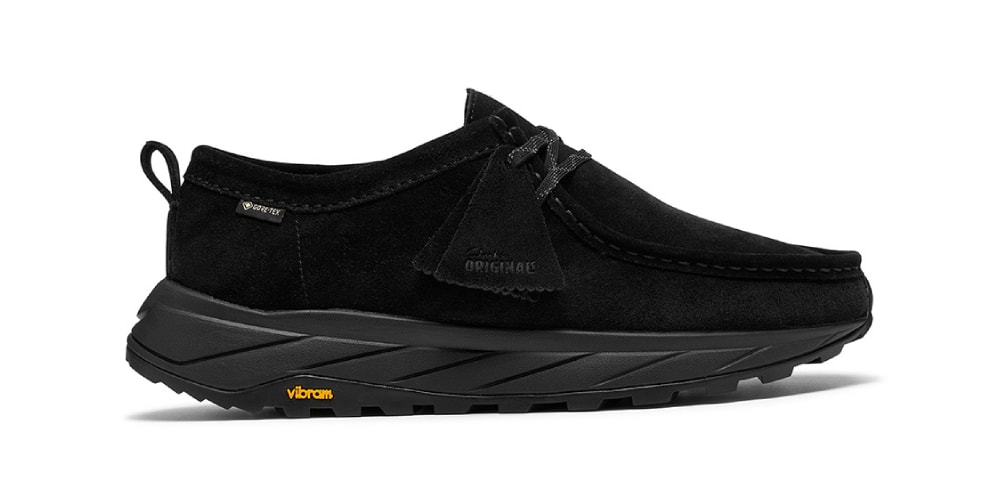 Clarks Walla Eden GTX “Black” Shrugs Off Rain With Full-Grain Leather and GTX Protection