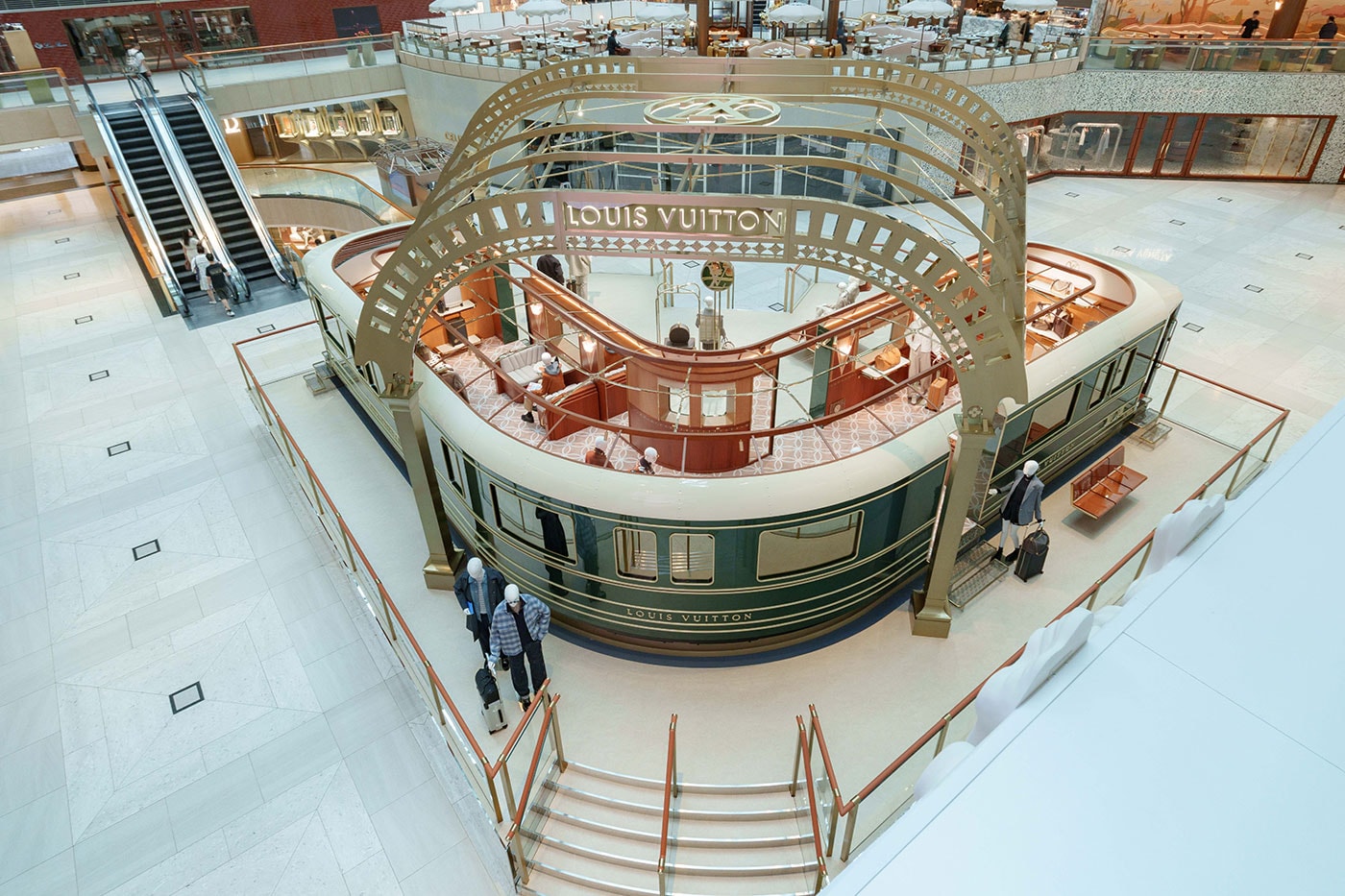 Louis Vuitton Unveils Train-Themed Pop-Up Store at LANDMARK Hong Kong 