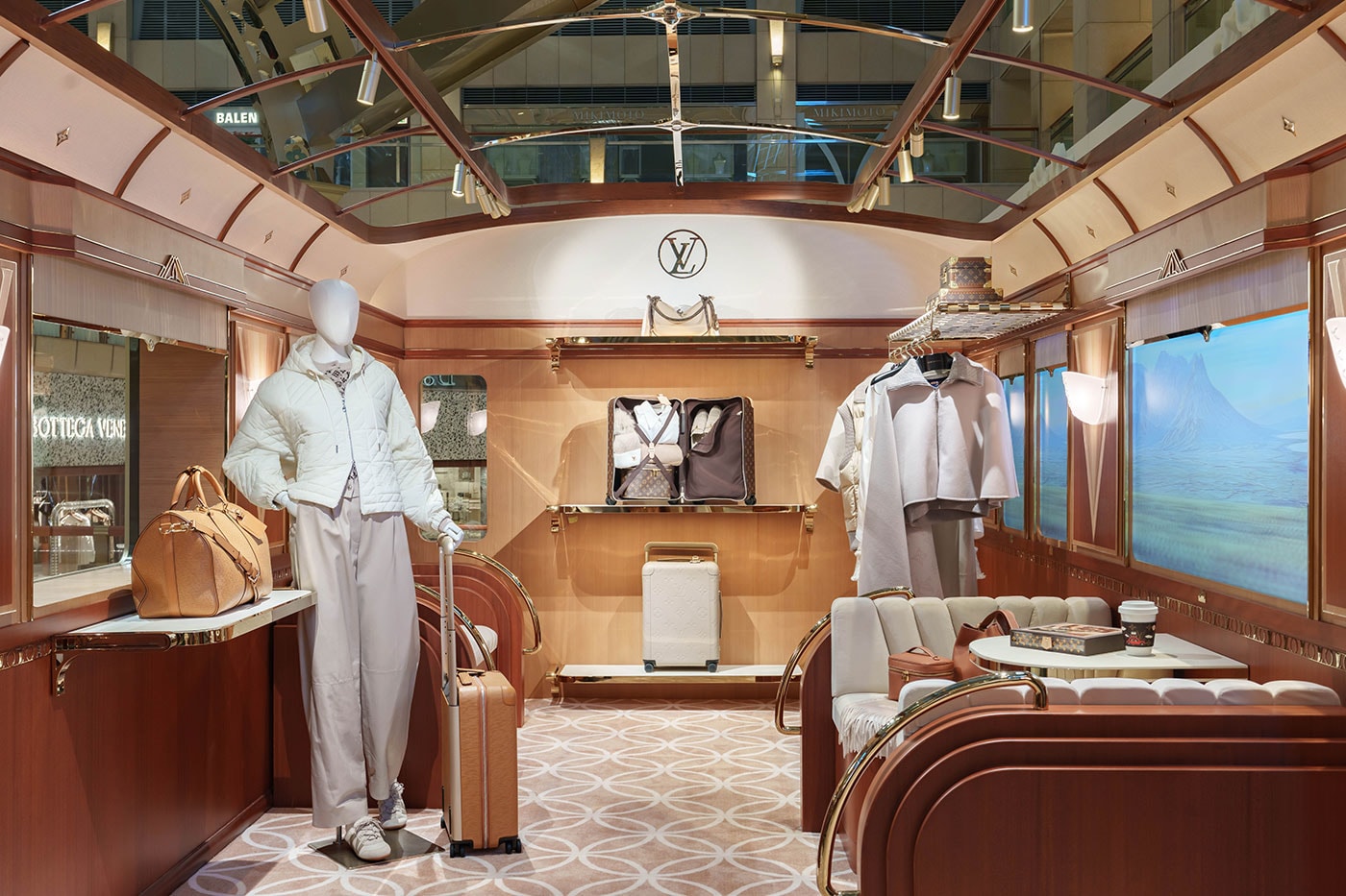 Louis Vuitton Unveils Train-Themed Pop-Up Store at LANDMARK Hong Kong 