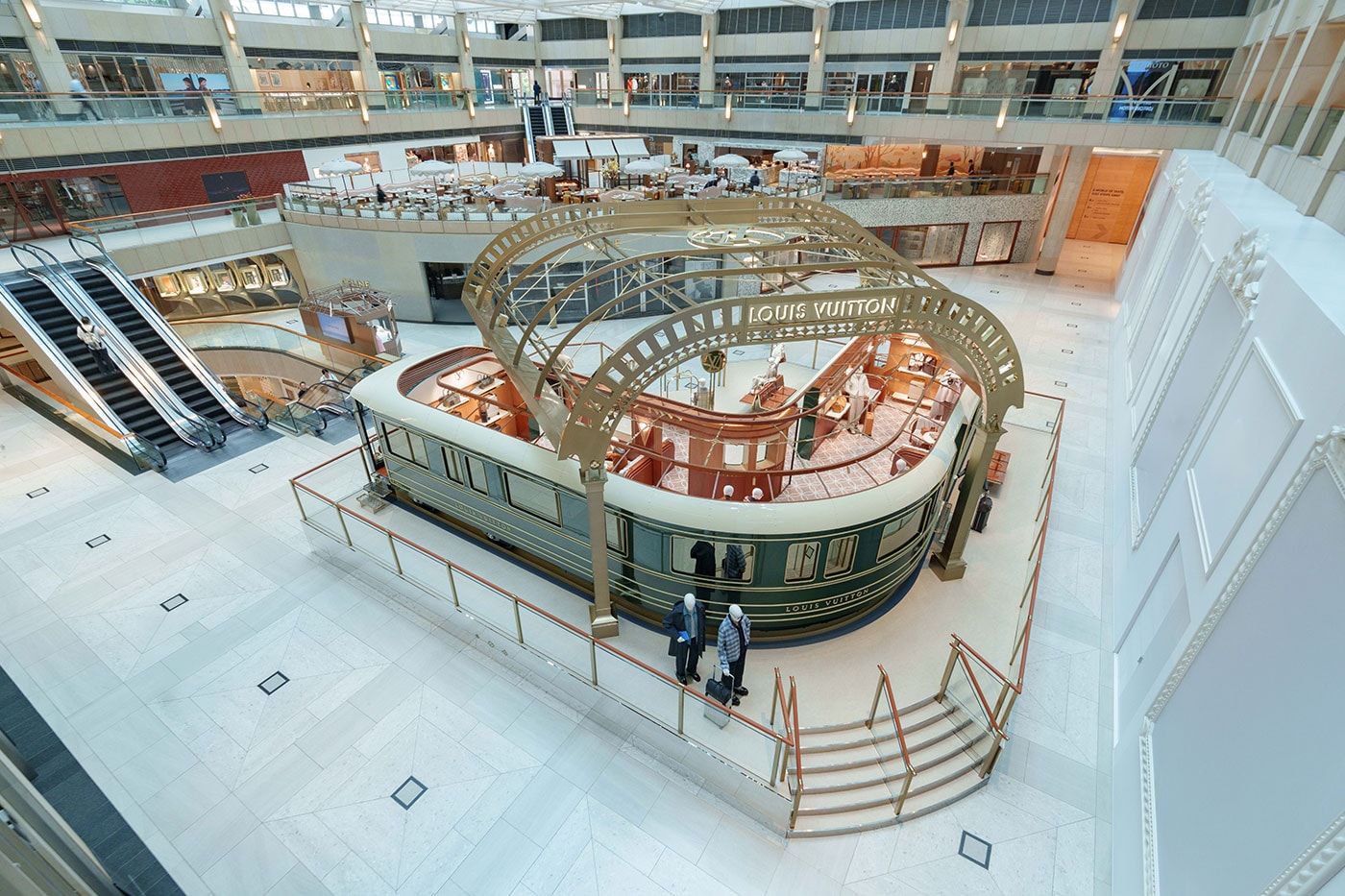 Louis Vuitton Unveils Train-Themed Pop-Up Store at LANDMARK Hong Kong 