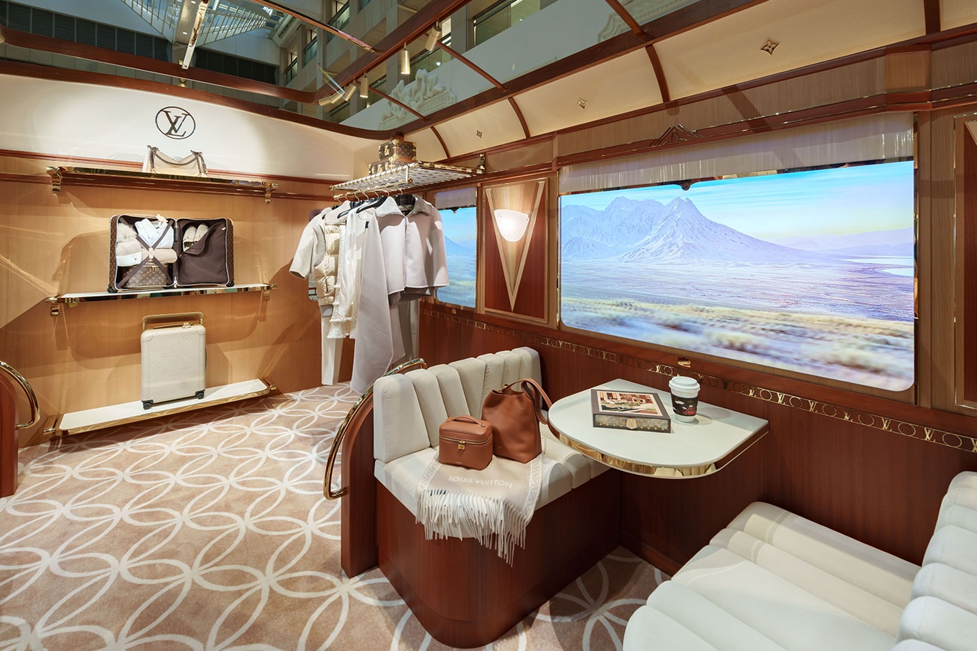 Louis Vuitton Unveils Train-Themed Pop-Up Store at LANDMARK Hong Kong 
