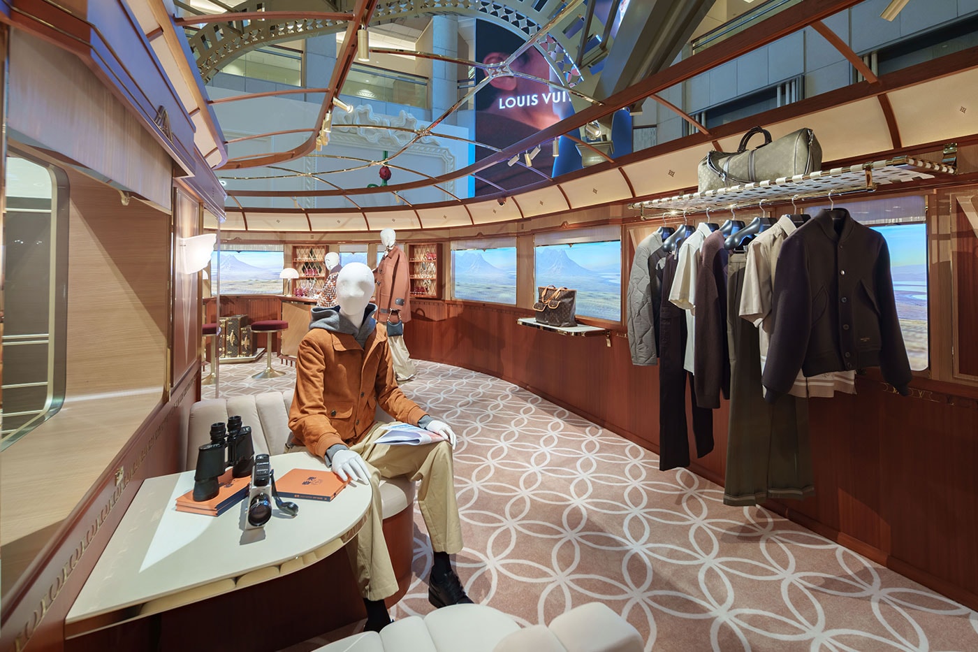 Louis Vuitton Unveils Train-Themed Pop-Up Store at LANDMARK Hong Kong 