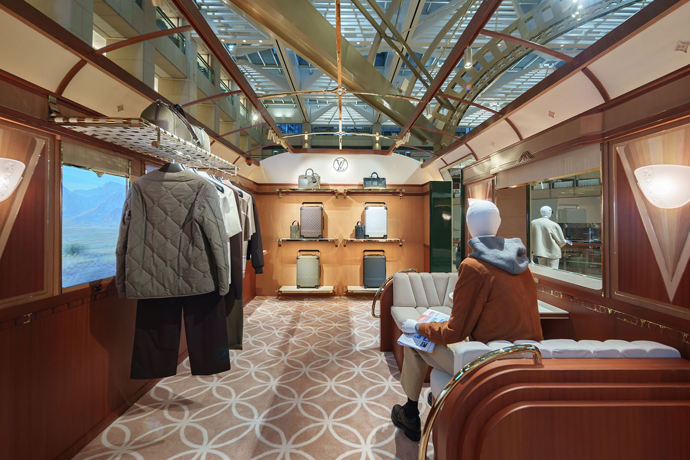 Louis Vuitton Unveils Train-Themed Pop-Up Store at LANDMARK Hong Kong 