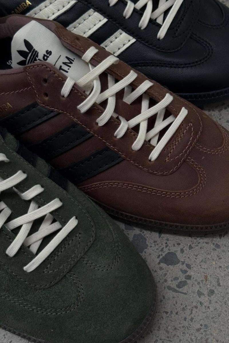 Song for the Mute x adidas Originals Samba OG SFTM-010 SL 72 PRO SFTM-011 First Look Release info HP8256 HP8257 HQ7600 HQ7603 HQ7604 HQ7605