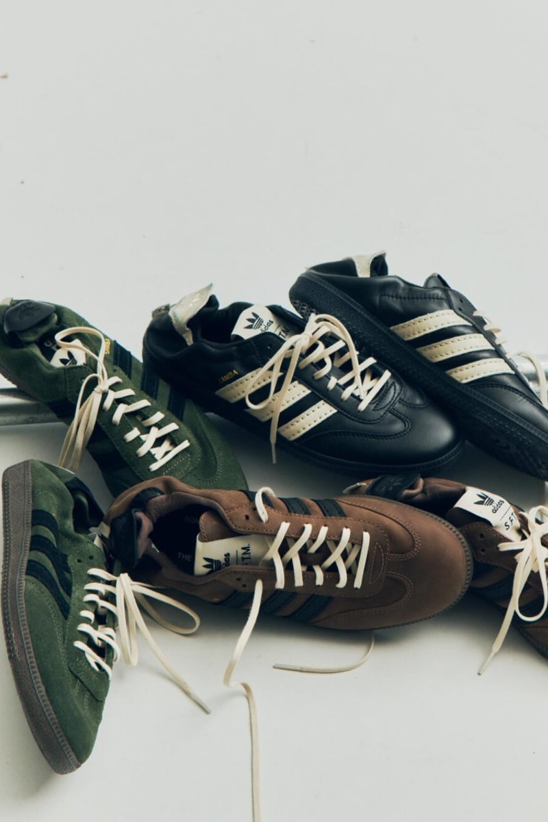 Song for the Mute x adidas Originals Samba OG SFTM-010 SL 72 PRO SFTM-011 First Look Release info HP8256 HP8257 HQ7600 HQ7603 HQ7604 HQ7605