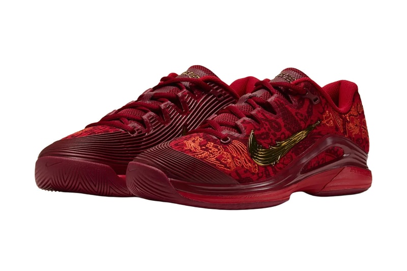 Zheng Qinwen’s Nike Zoom Vapor 12 PE Wraps a Comeback Season in Triple Red and Gold