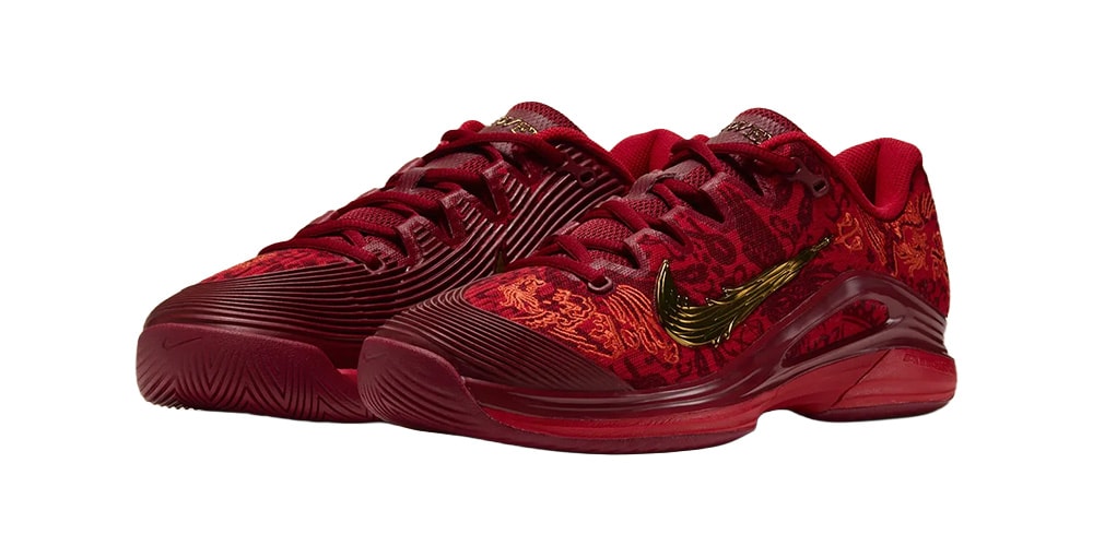 Zheng Qinwen’s Nike Zoom Vapor 12 PE Wraps a Comeback Season in Triple Red and Gold