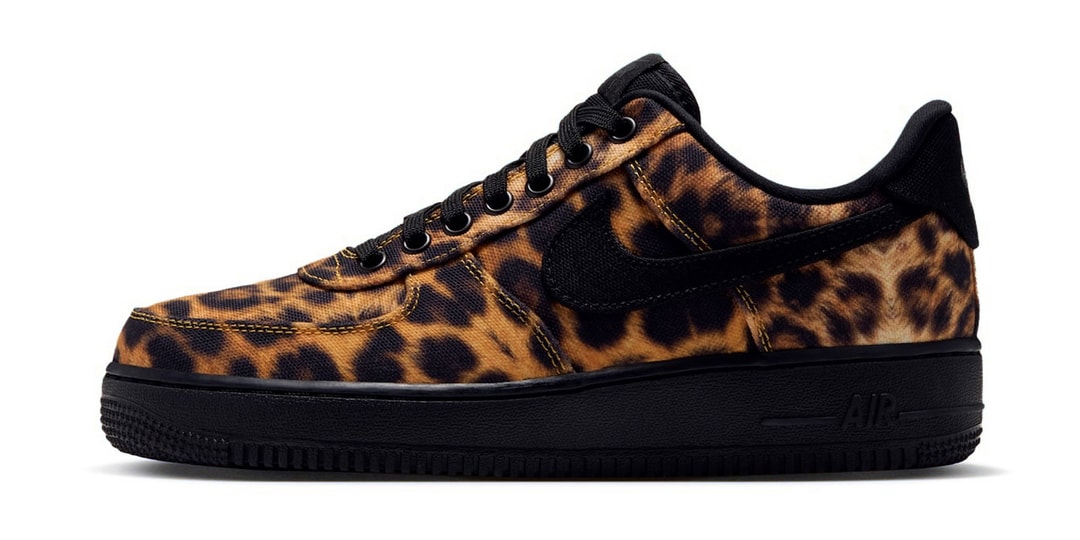 Nike Air Force 1 Low "Leopard" Features All-Over Printed Canvas Upper