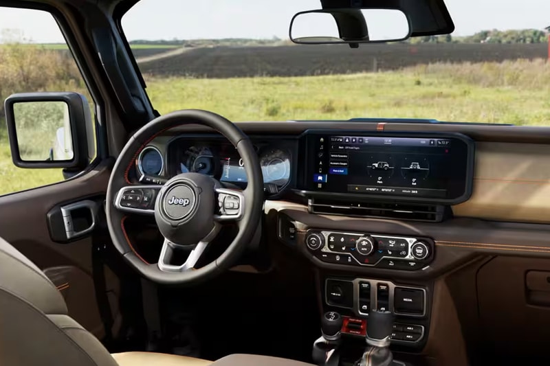 2027 Jeep Wrangler JL-2A two-door in Gobi paint with Joose-painted retro wheels and BFGoodrich KO2 all-terrain tires