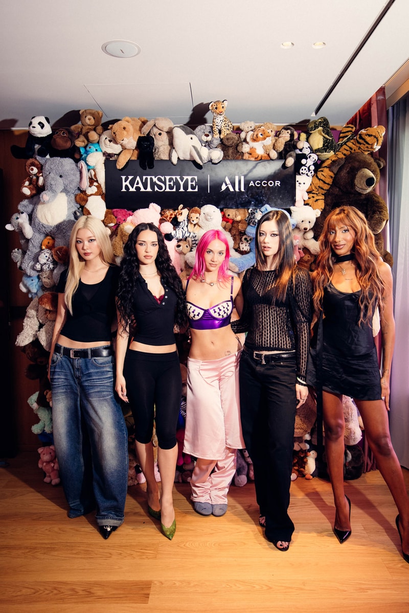 katseye concert wildworld tour all accor experience hotel suite paris glam room prep space nail art tooth gem space rooms accor arena
