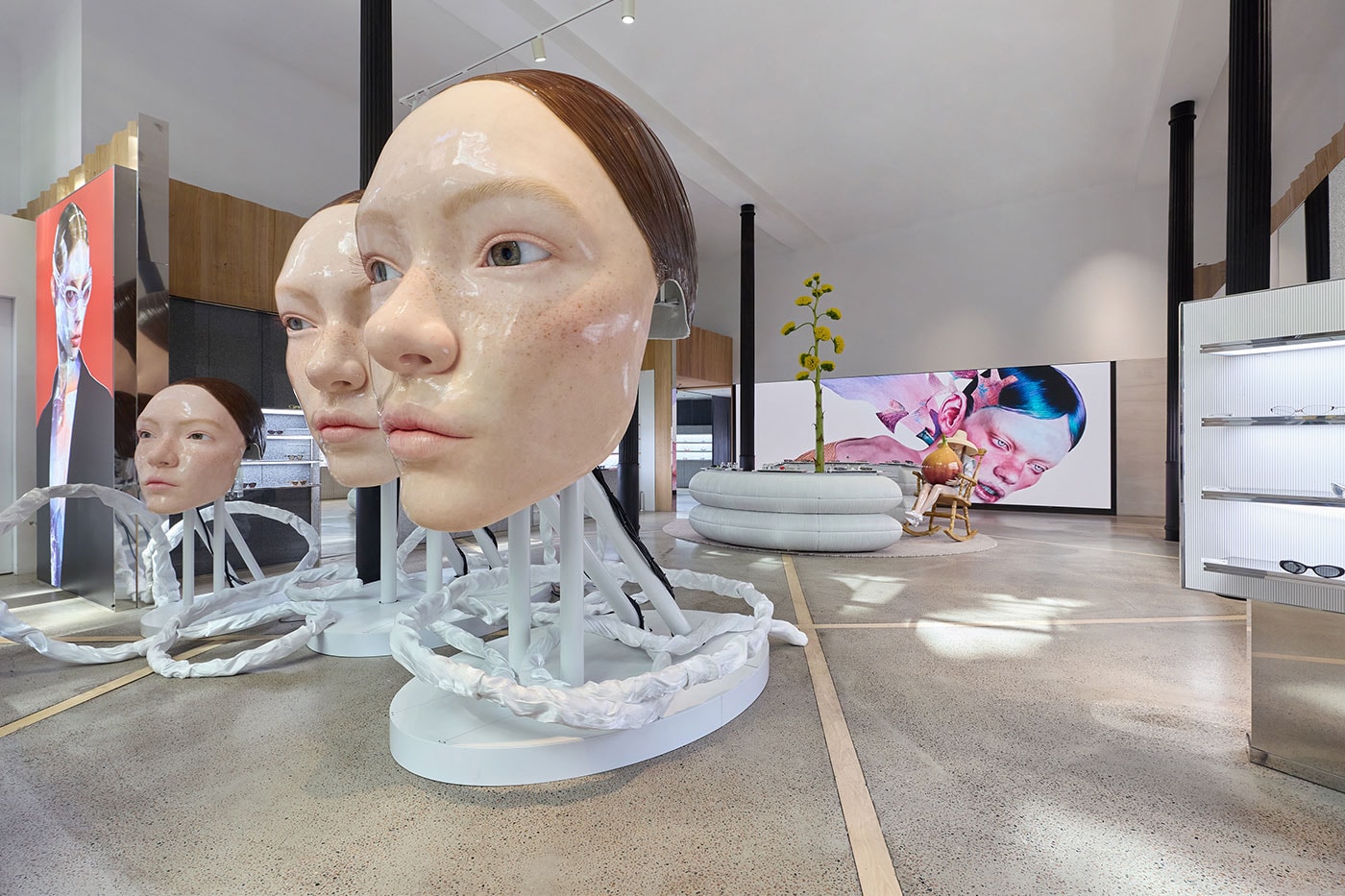 Look Inside Gentle Monster's Reimagined New York Flagship Store accessories sunglasses