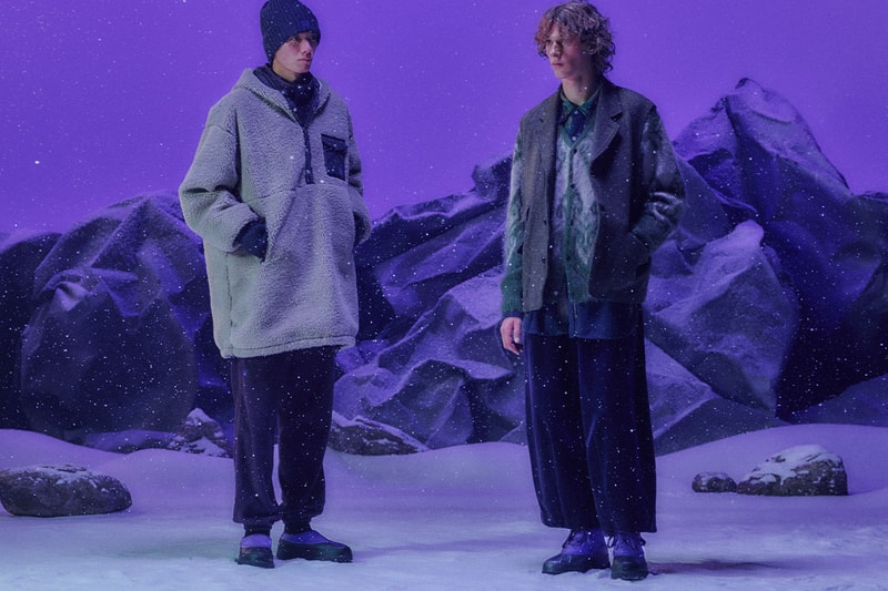 SOREL and NEEDLES Partner on Purple-Toned Ambler Footwear Collection collaboration nepenthes caribou chukka boot clog waterproof footwear weatherproof winter