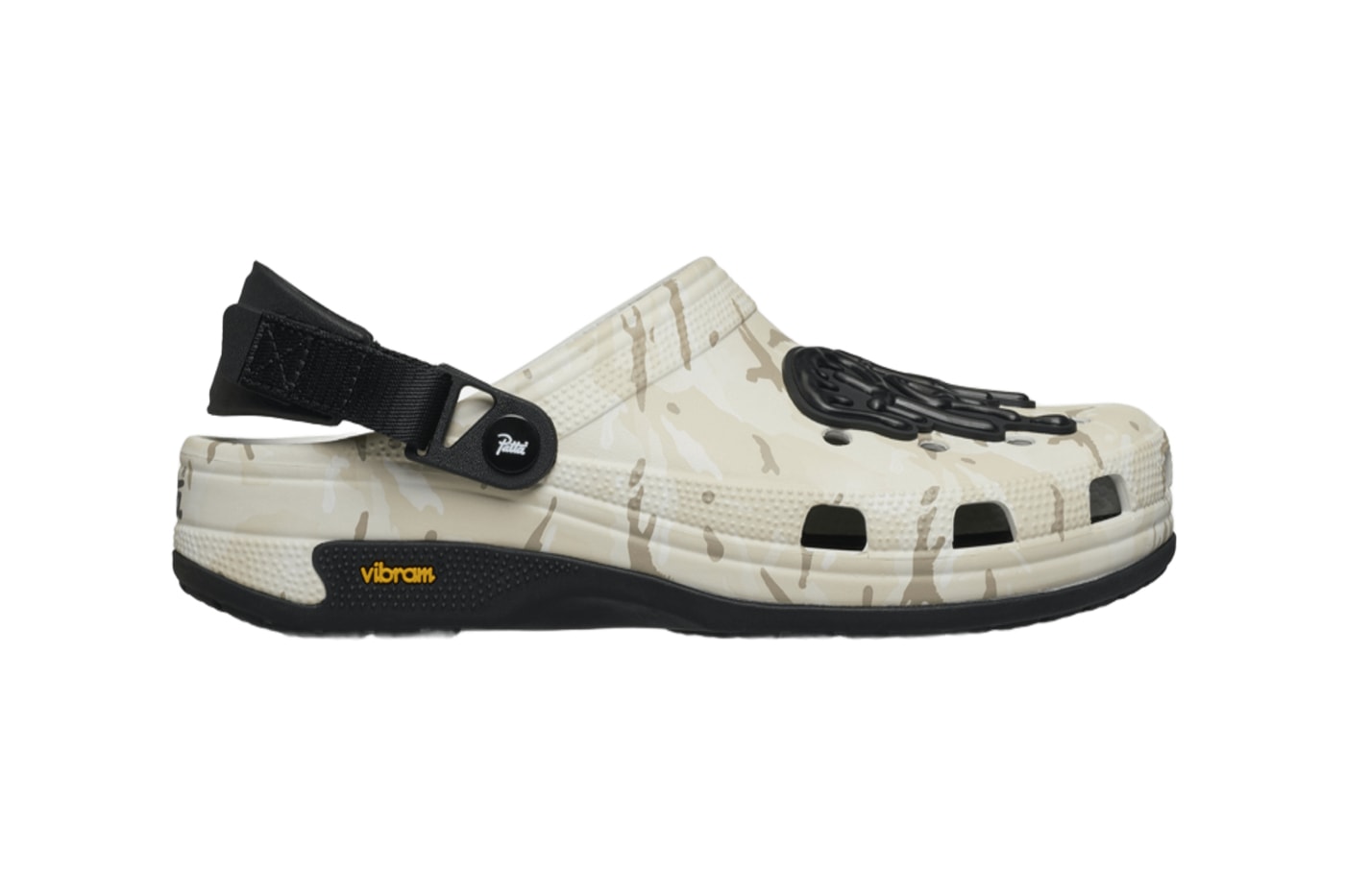 Patta Crocs Classic EXP Clog Black Almost White 212487-1CN 212487-001 Release Info