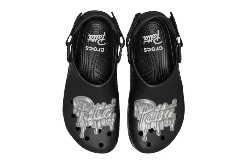 Patta Crocs Classic EXP Clog Black Almost White 212487-1CN 212487-001 Release Info