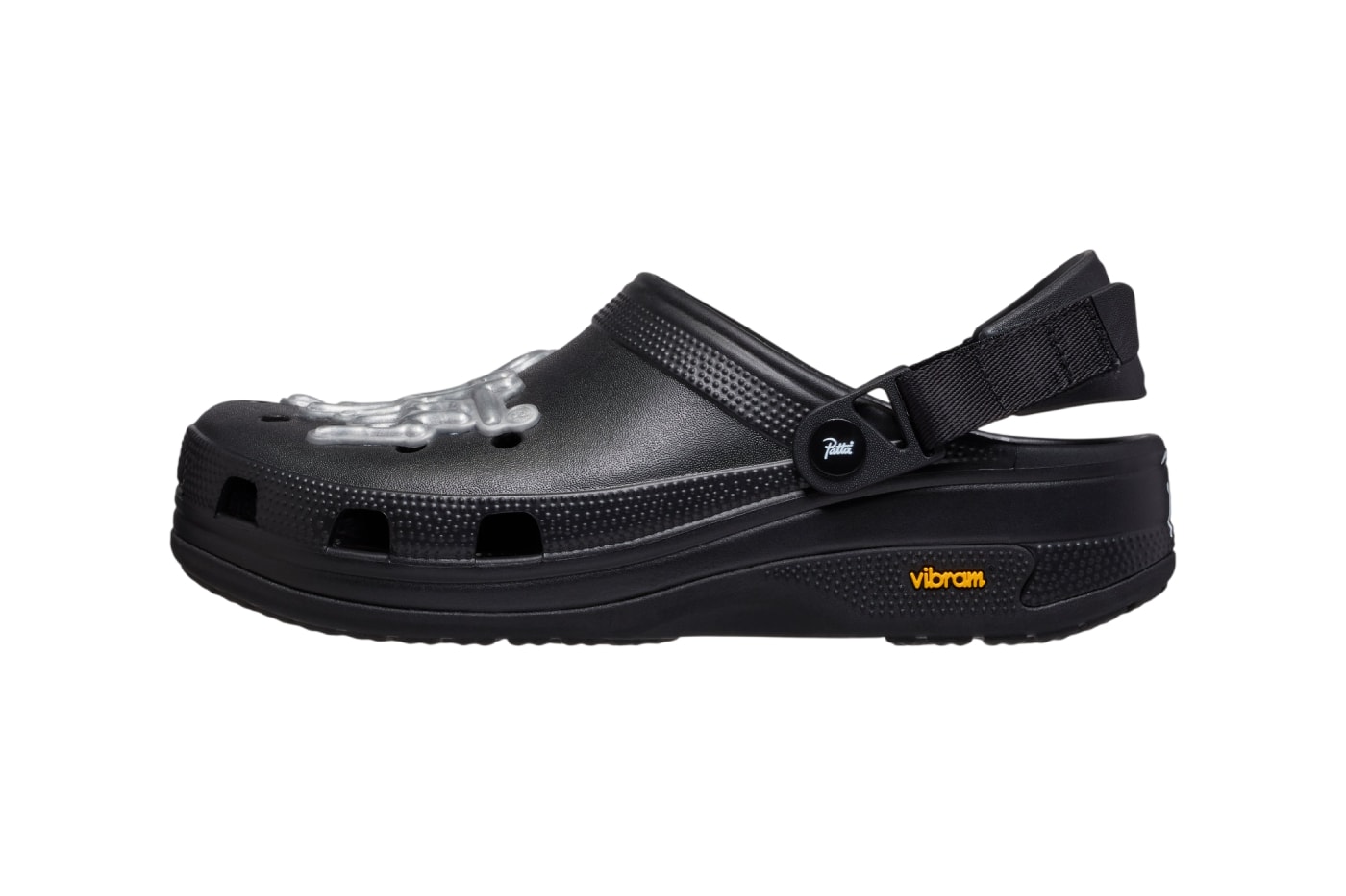 Patta Crocs Classic EXP Clog Black Almost White 212487-1CN 212487-001 Release Info