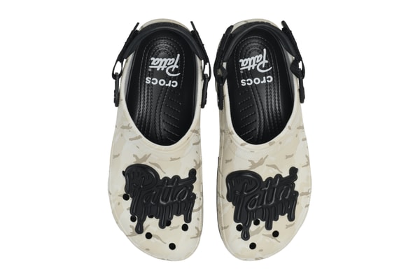 Patta Crocs Classic EXP Clog Black Almost White 212487-1CN 212487-001 Release Info