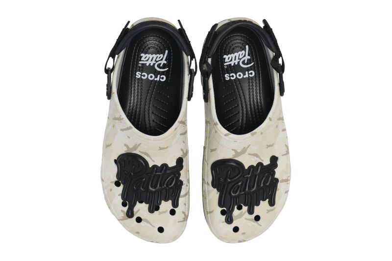 Patta Crocs Classic EXP Clog Black Almost White 212487-1CN 212487-001 Release Info