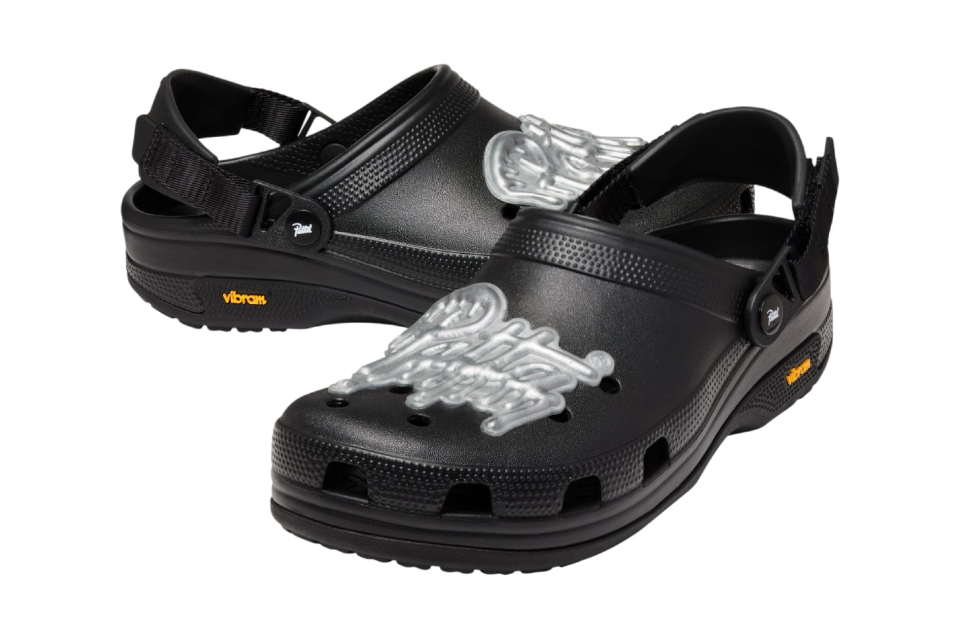 Patta Crocs Classic EXP Clog Black Almost White 212487-1CN 212487-001 Release Info