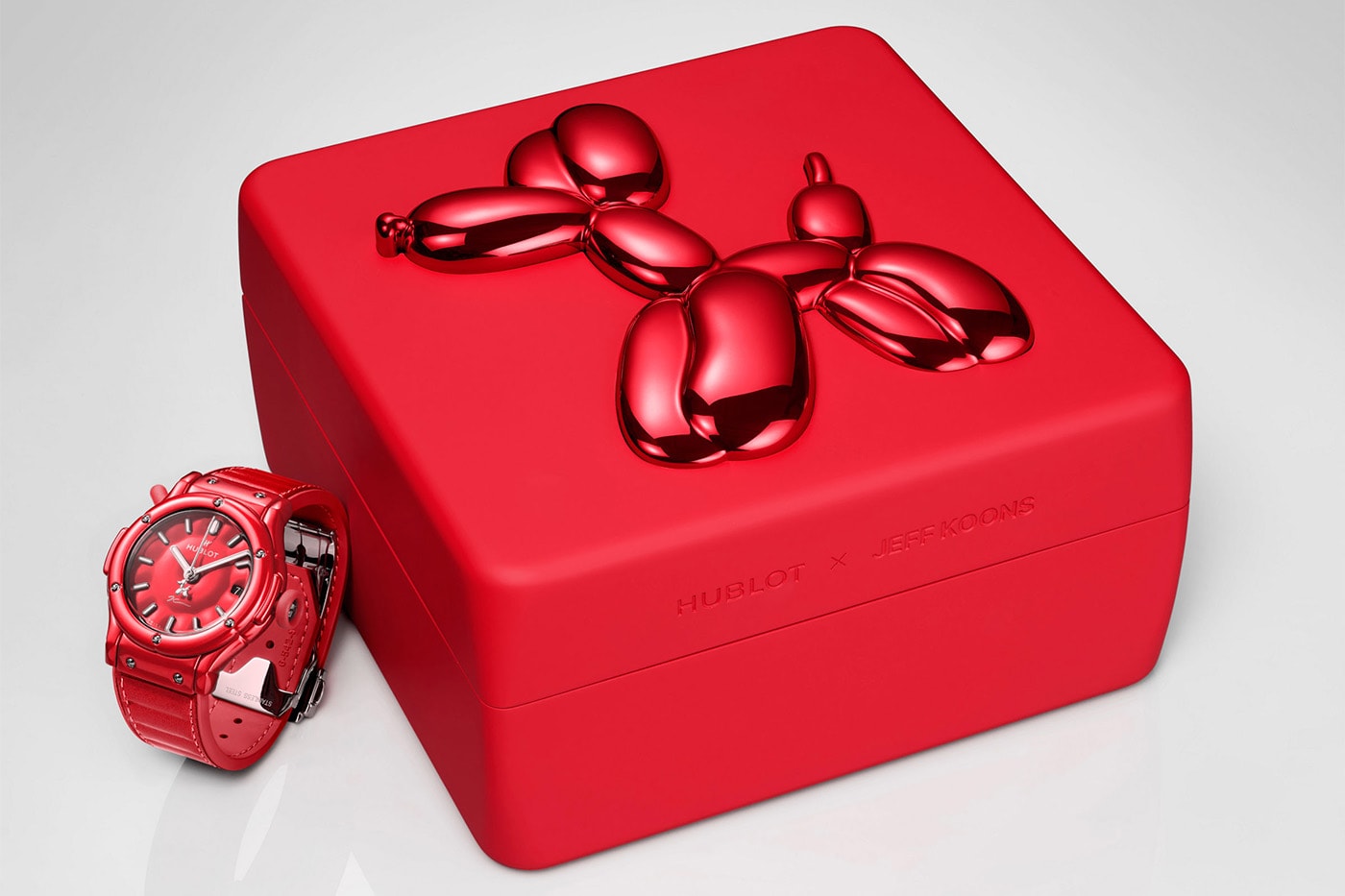 Hublot Jeff Koons Collaboration Collection Release Info Classic Fusion Balloon Dog By Jeff Koons Silver 42mm Classic Fusion Balloon Dog By Jeff Koons Blue 42mm Classic Fusion Balloon Dog By Jeff Koons Red 42mm MP-14 Origin By Jeff Koons Sapphire Titanium 44mm