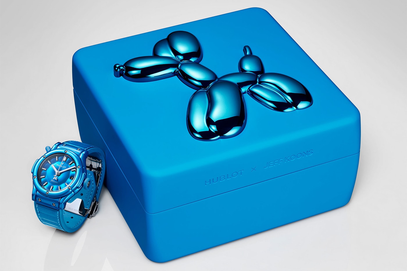 Hublot Jeff Koons Collaboration Collection Release Info Classic Fusion Balloon Dog By Jeff Koons Silver 42mm Classic Fusion Balloon Dog By Jeff Koons Blue 42mm Classic Fusion Balloon Dog By Jeff Koons Red 42mm MP-14 Origin By Jeff Koons Sapphire Titanium 44mm