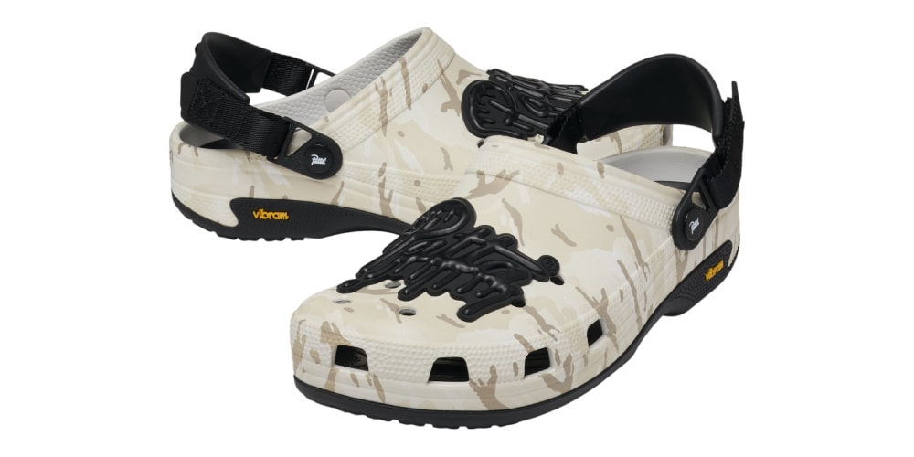 Patta x Crocs Give the Classic EXP Clog a Vibram Upgrade in "Almost White" and "Black"
