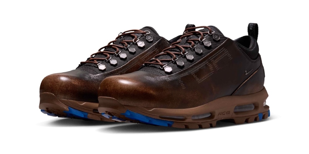 Taller De Rafa's First Nike Air Max Goadome Low Wraps a Garage in Distressed Brown Leather