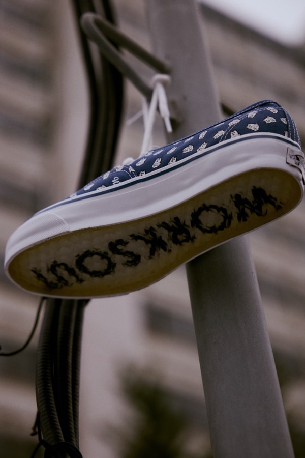 WORKSOUT Vans Premium Authentic “WORKGU SAN?” Release info