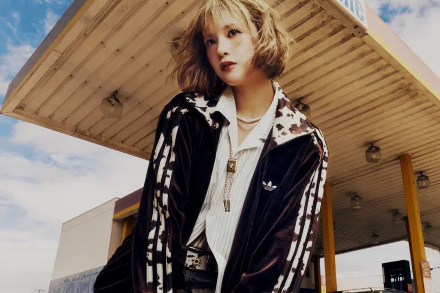 9090 and adidas Originals Give the Track Jacket a Cow-Print Makeover