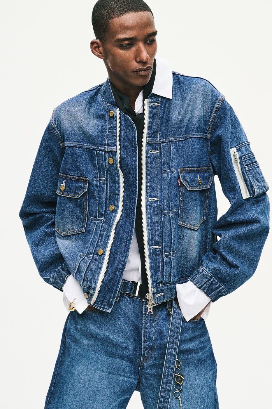 Levi’s and sacai Partner for Third Collaborative Denim Collection spring summer 2027 ss27 chitose abe
