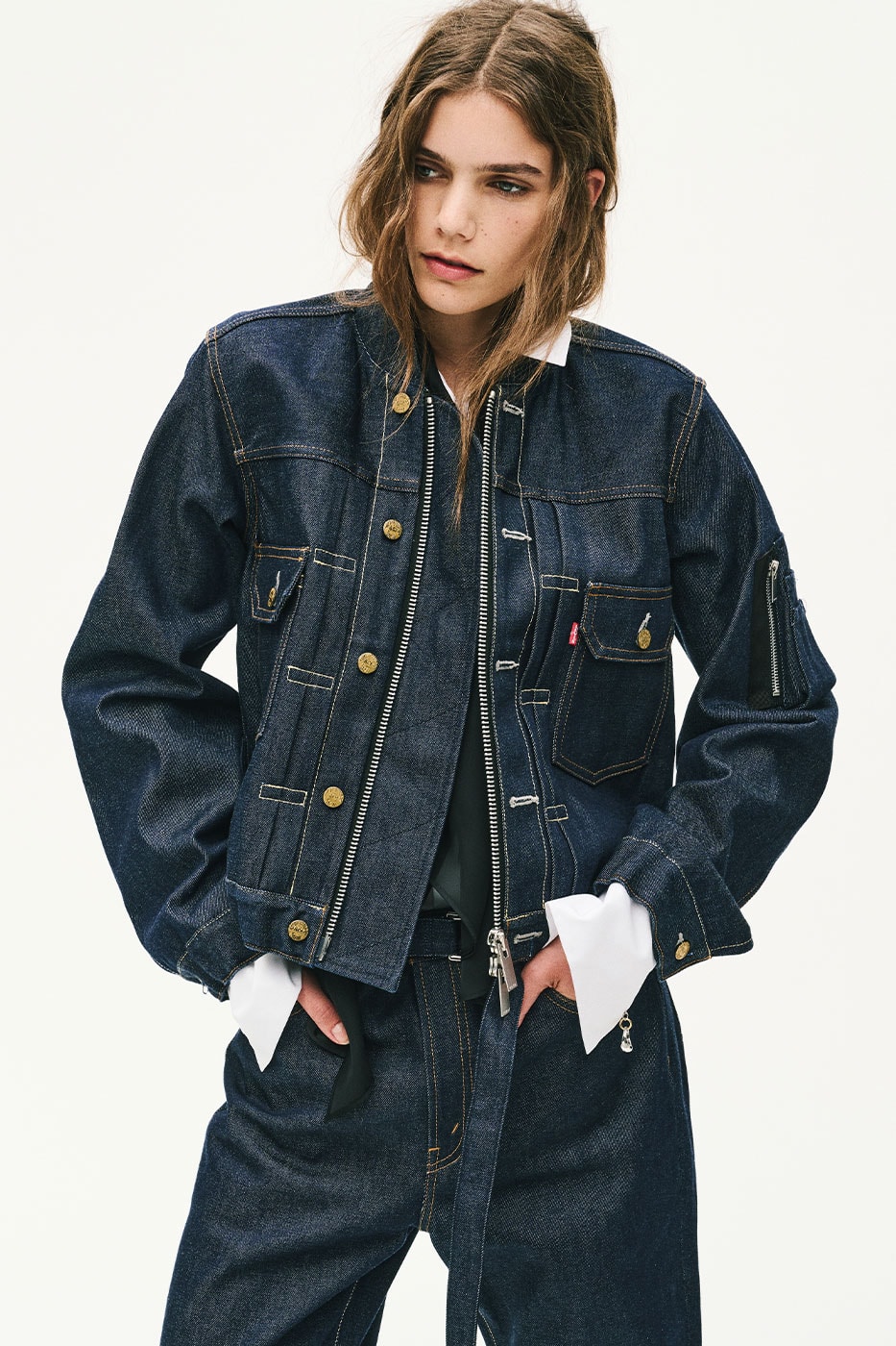 Levi’s and sacai Partner for Third Collaborative Denim Collection spring summer 2027 ss27 chitose abe