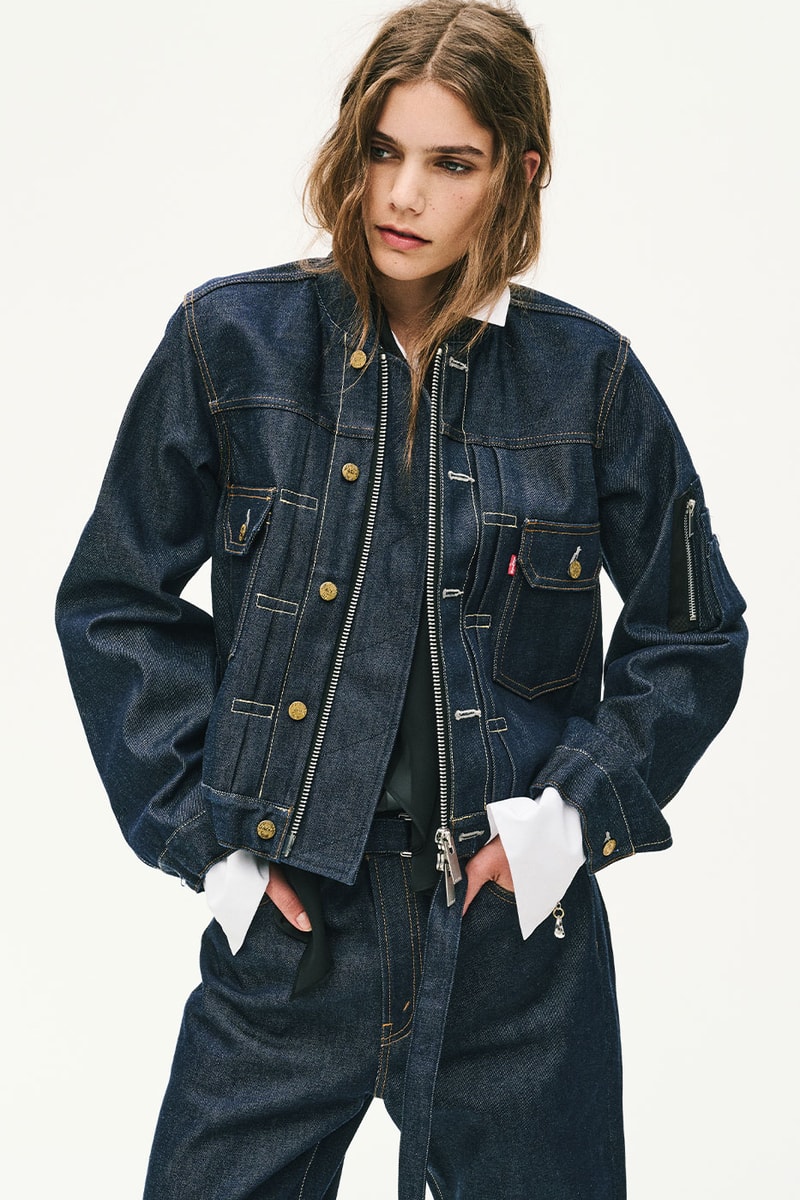 Levi’s and sacai Partner for Third Collaborative Denim Collection spring summer 2027 ss27 chitose abe