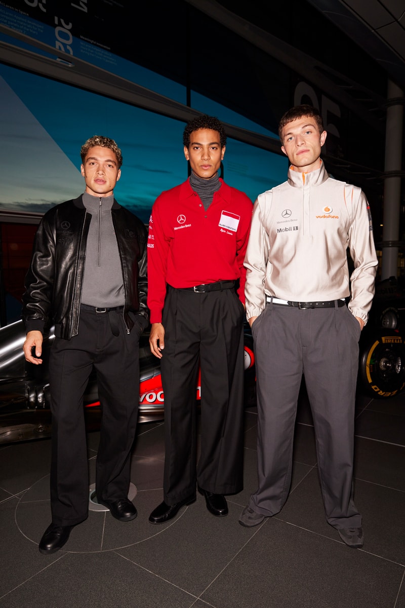 mclaren central saint martins runway designed to race front row louise mcewan collection collaboration piras students design dell technologies kojey radical ariana bravo technology center 