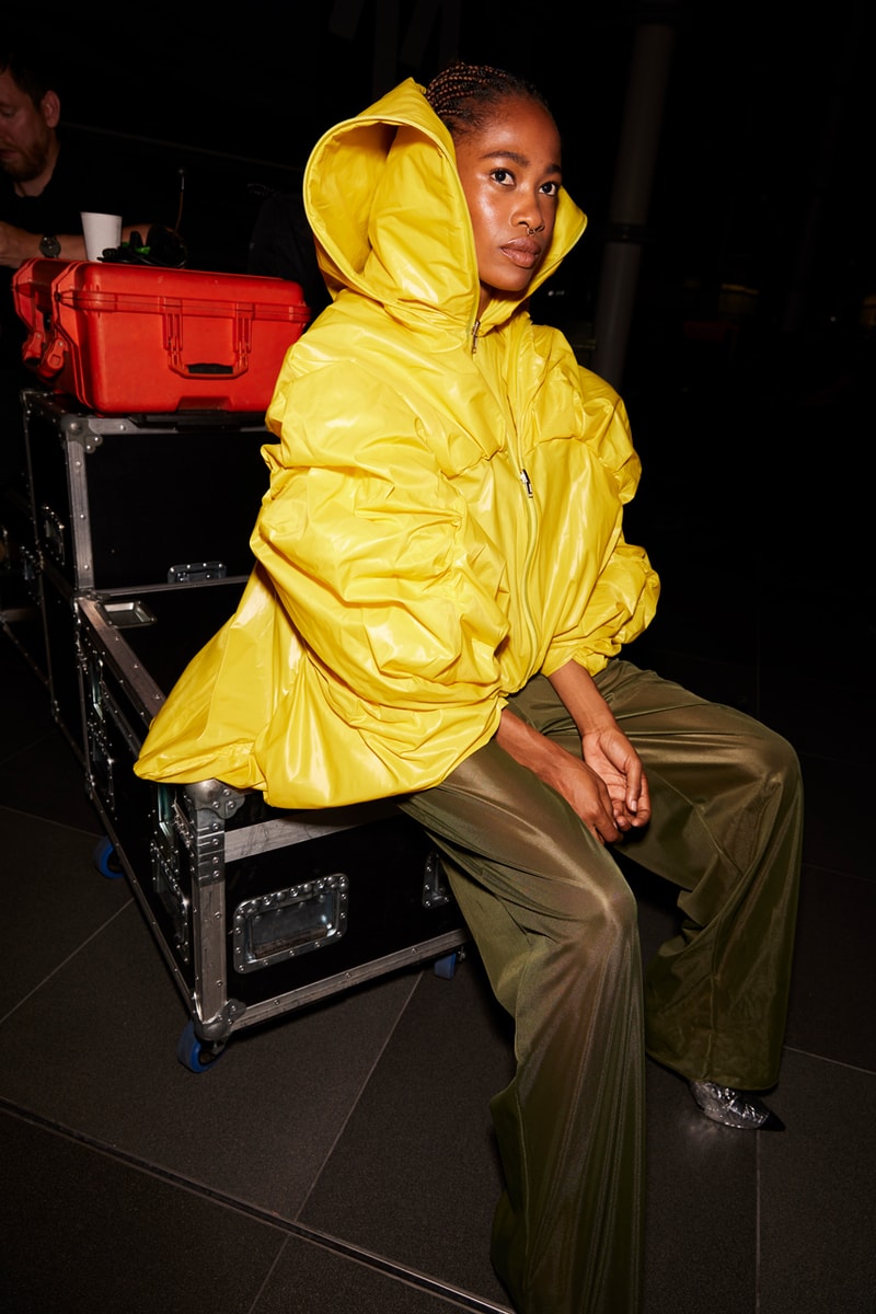 mclaren central saint martins runway designed to race front row louise mcewan collection collaboration piras students design dell technologies kojey radical ariana bravo technology center 